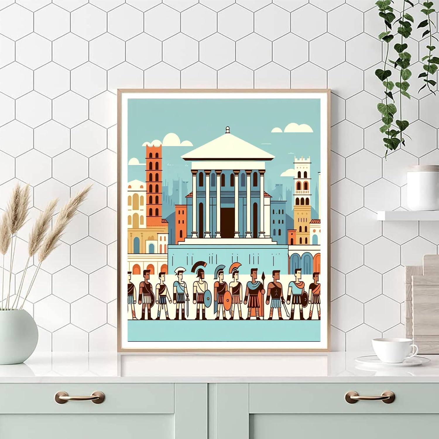 Ancient Rome Adventure Paint By Number