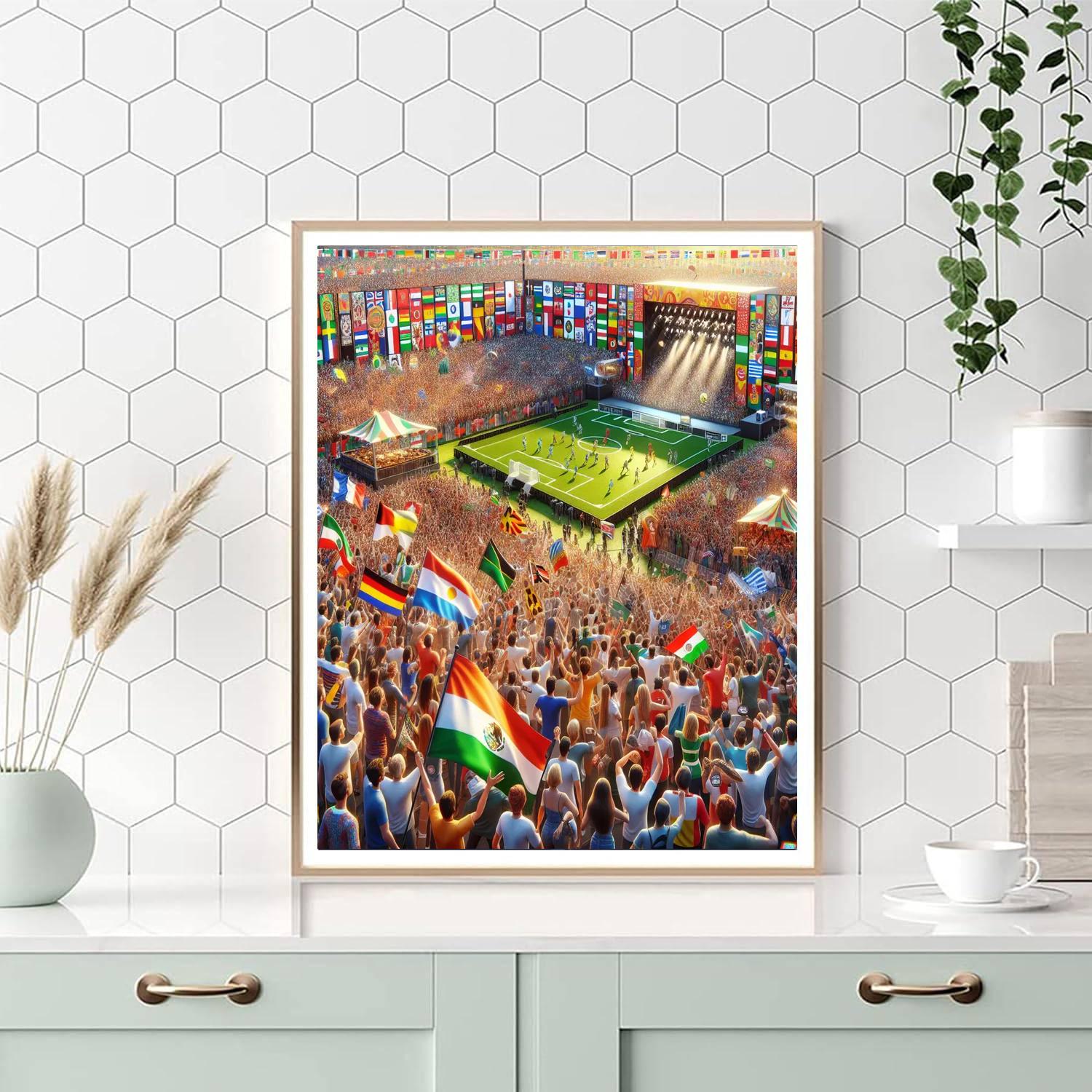 World Cup Festival Paint By Color