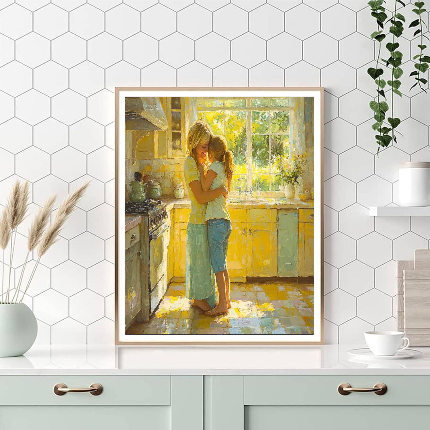 Morning Hugs And Sunshine Number Painting