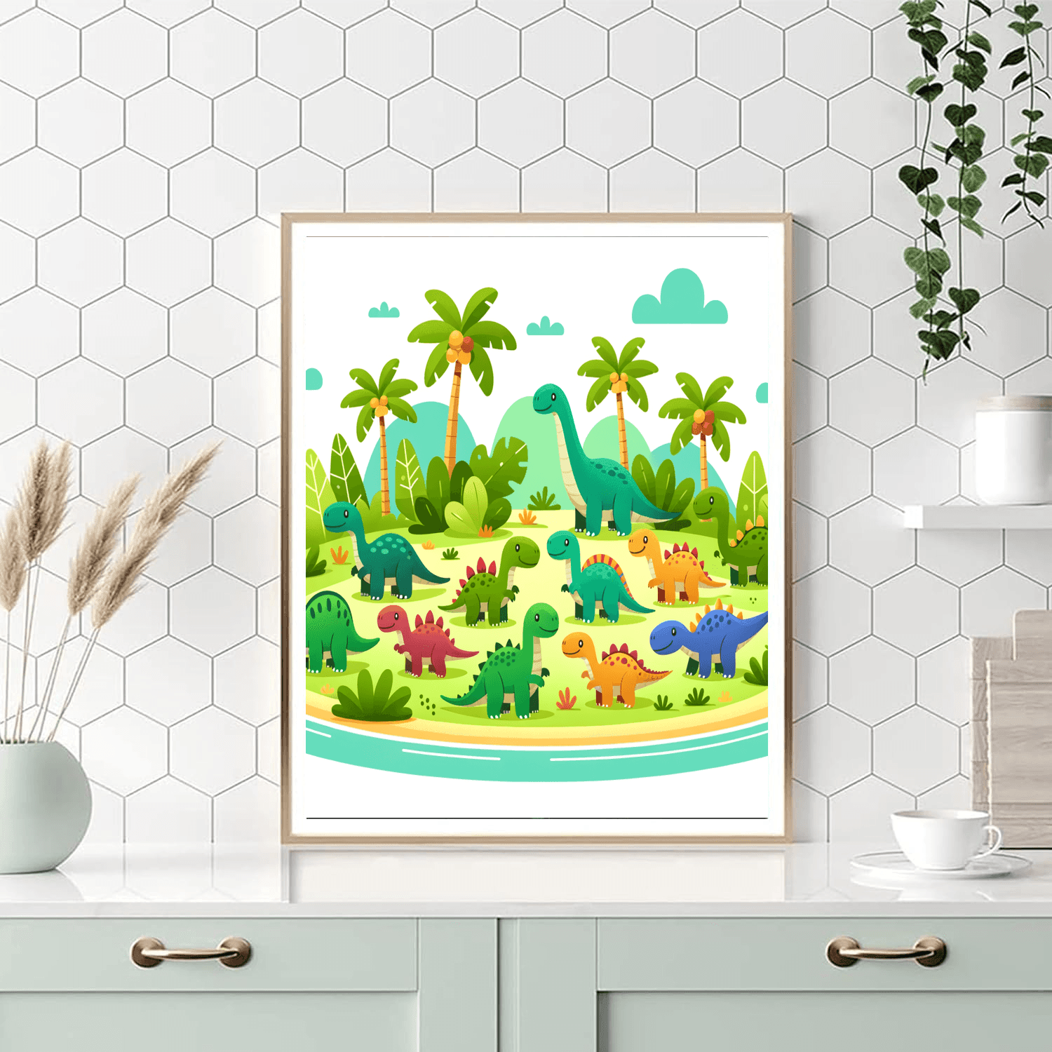 Journey To Dinosaur Island DIY Paint By Numbers