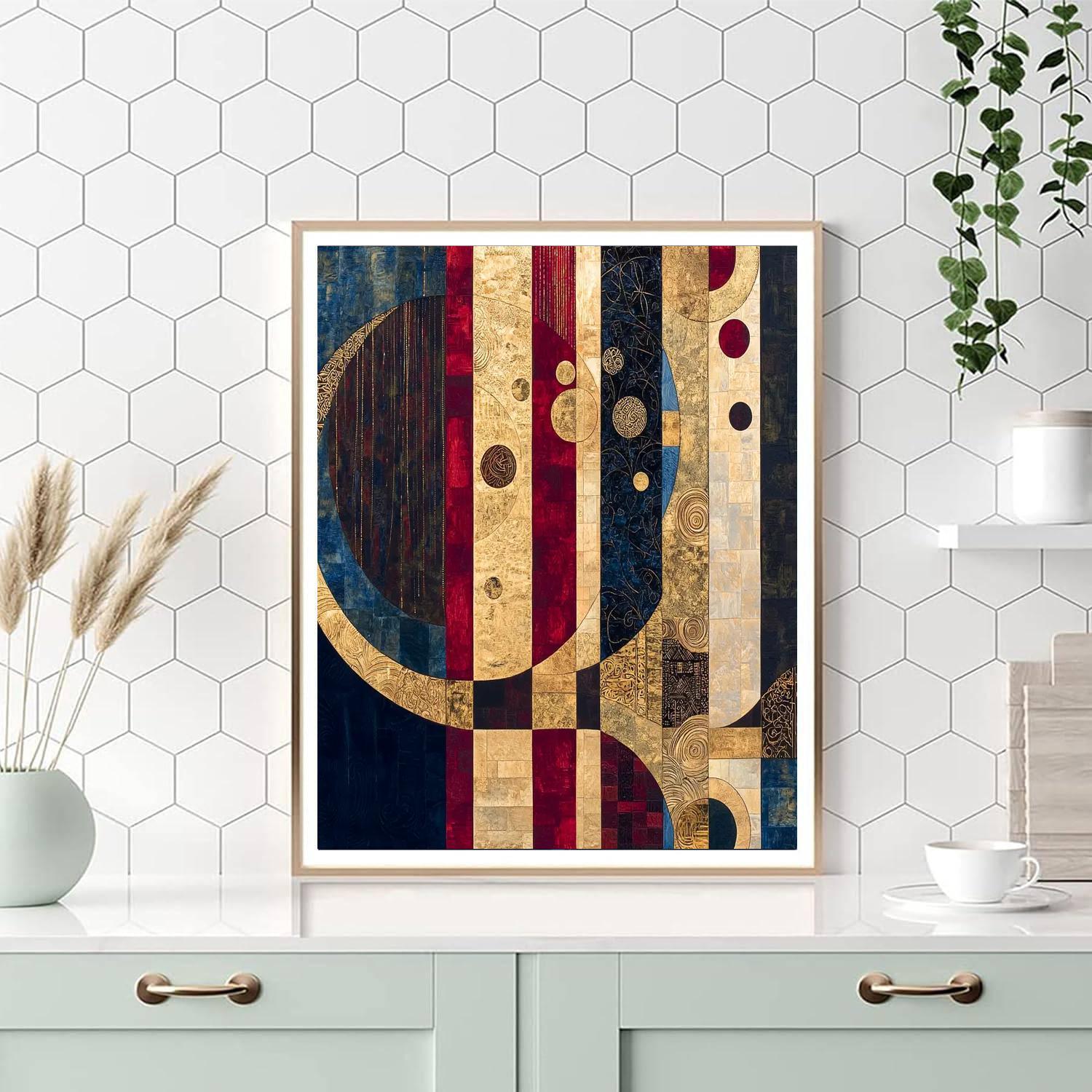 Gustav Klimt Inspired Symphony Of Patterns  Paint By Color