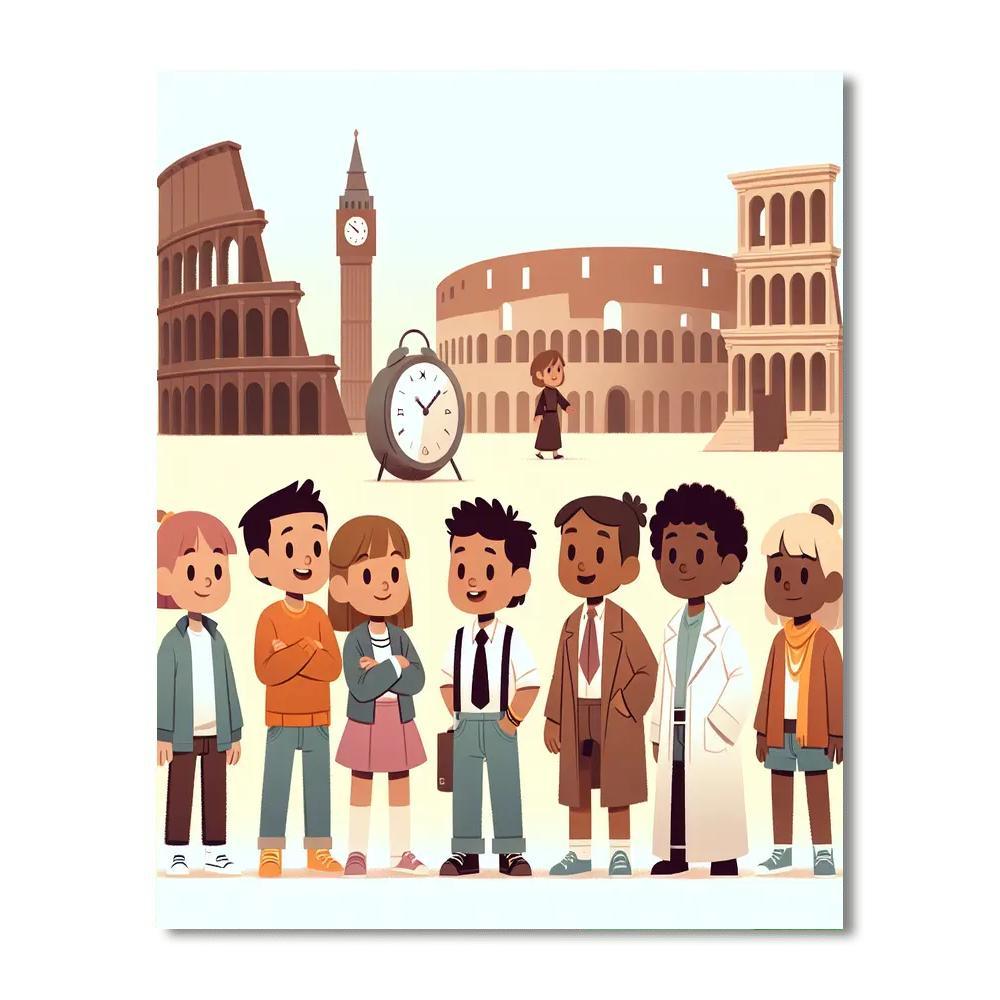 Time Traveler's Tale Paint By Number