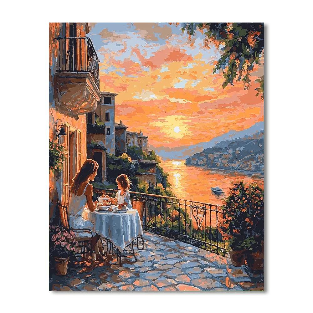 Morning Hues Of Love Numbered Painting Kits