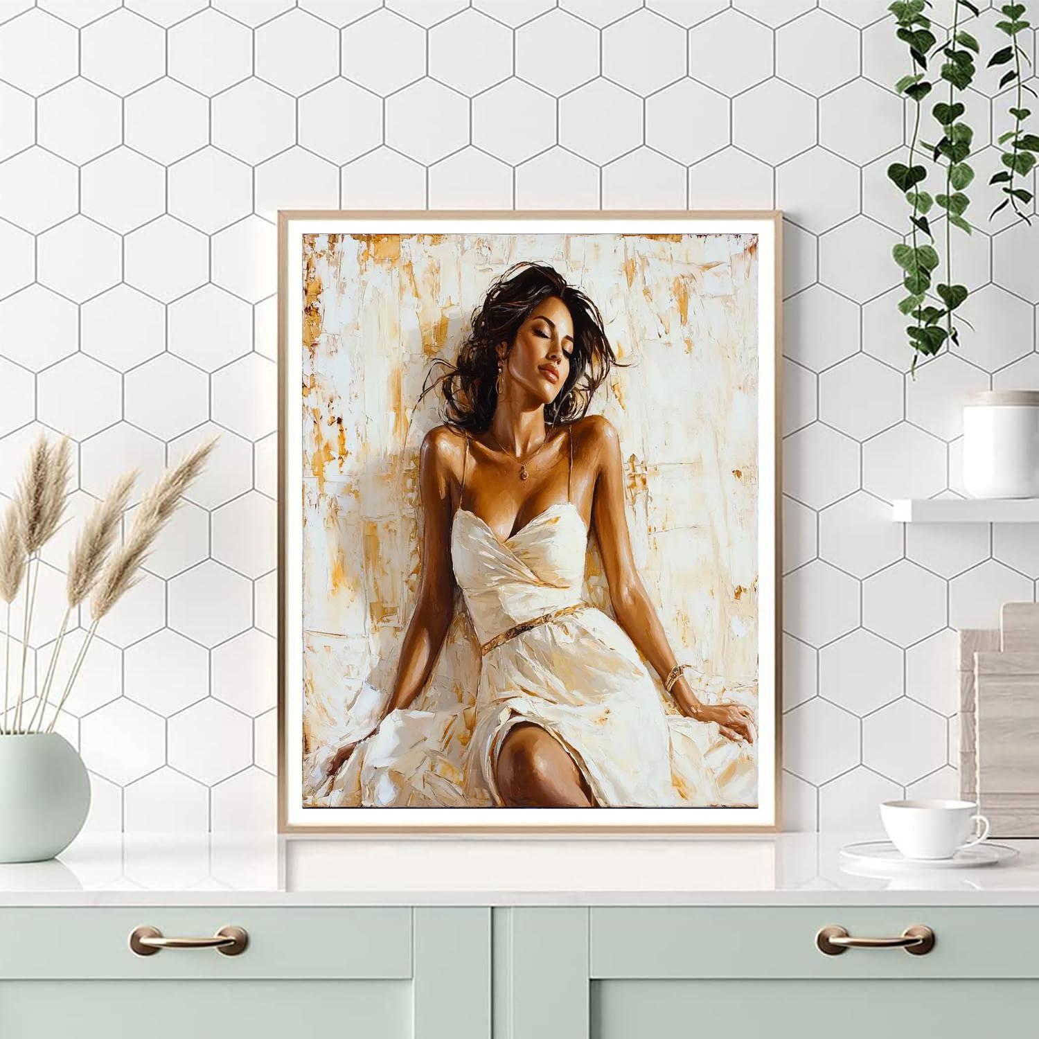 Reynolds Inspired Reynolds' Graceful Portrait  Number Painting