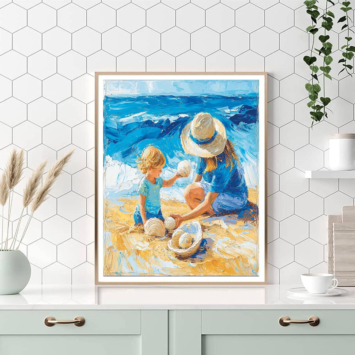 Beachside Treasures Painting Number Kit