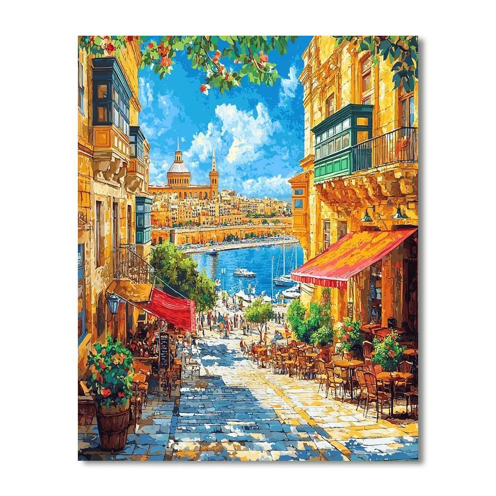 Malta - Valletta Numbered Painting Kits