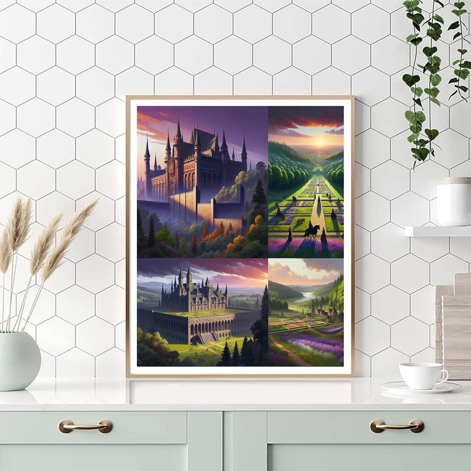 Castle Dreams Majesty Paint By Numbers