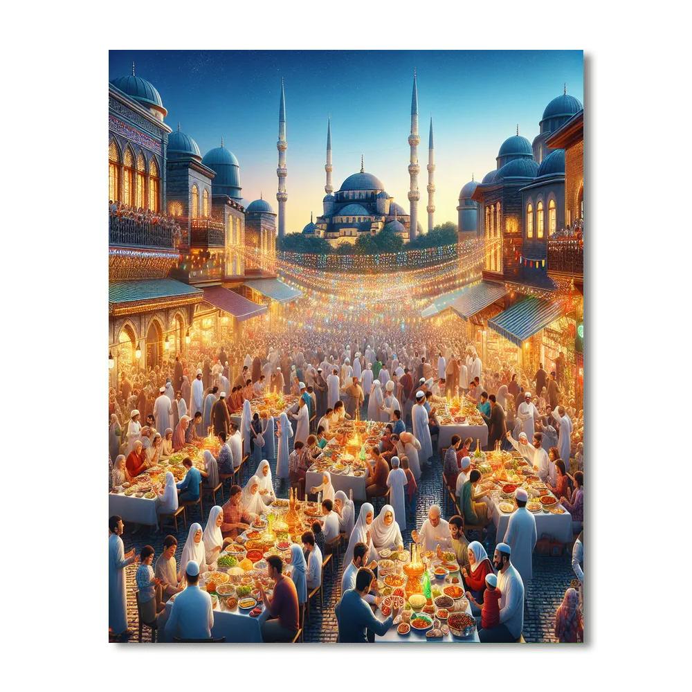 Eid Al-fitr Festival - Istanbul, Turkey Paint By Number