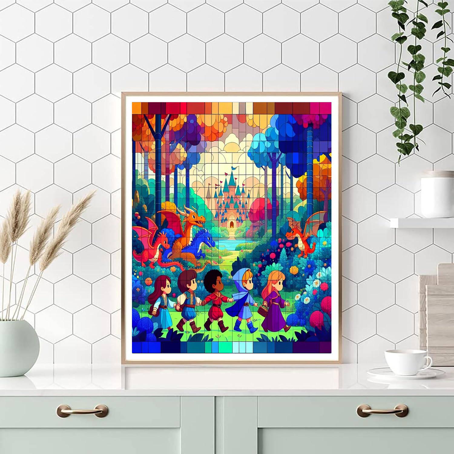 Adventure Quest Kingdom Paint By Number