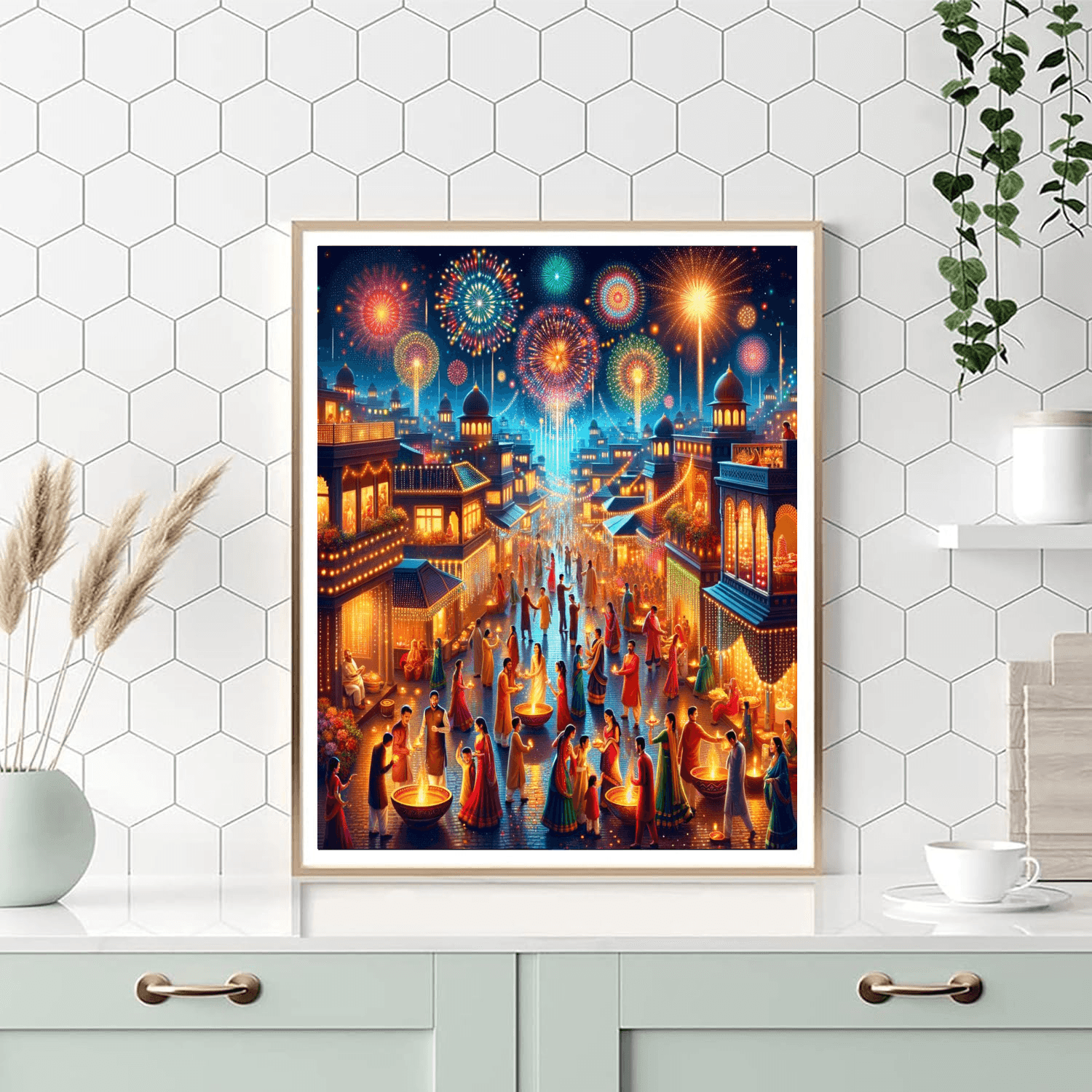 Diwali Festival Of Lights - India Paint By Color