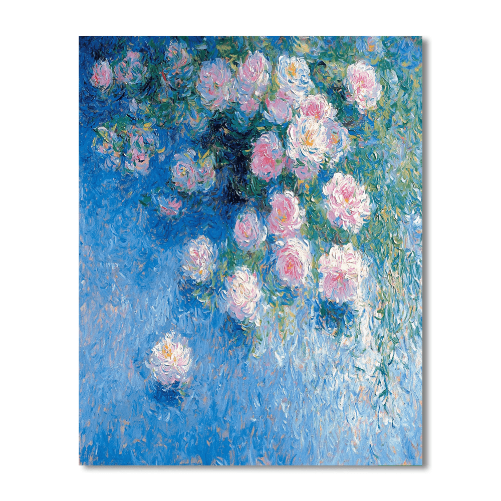 Claude Monet Inspired Blooming Whispers  Paint By Numbers Art