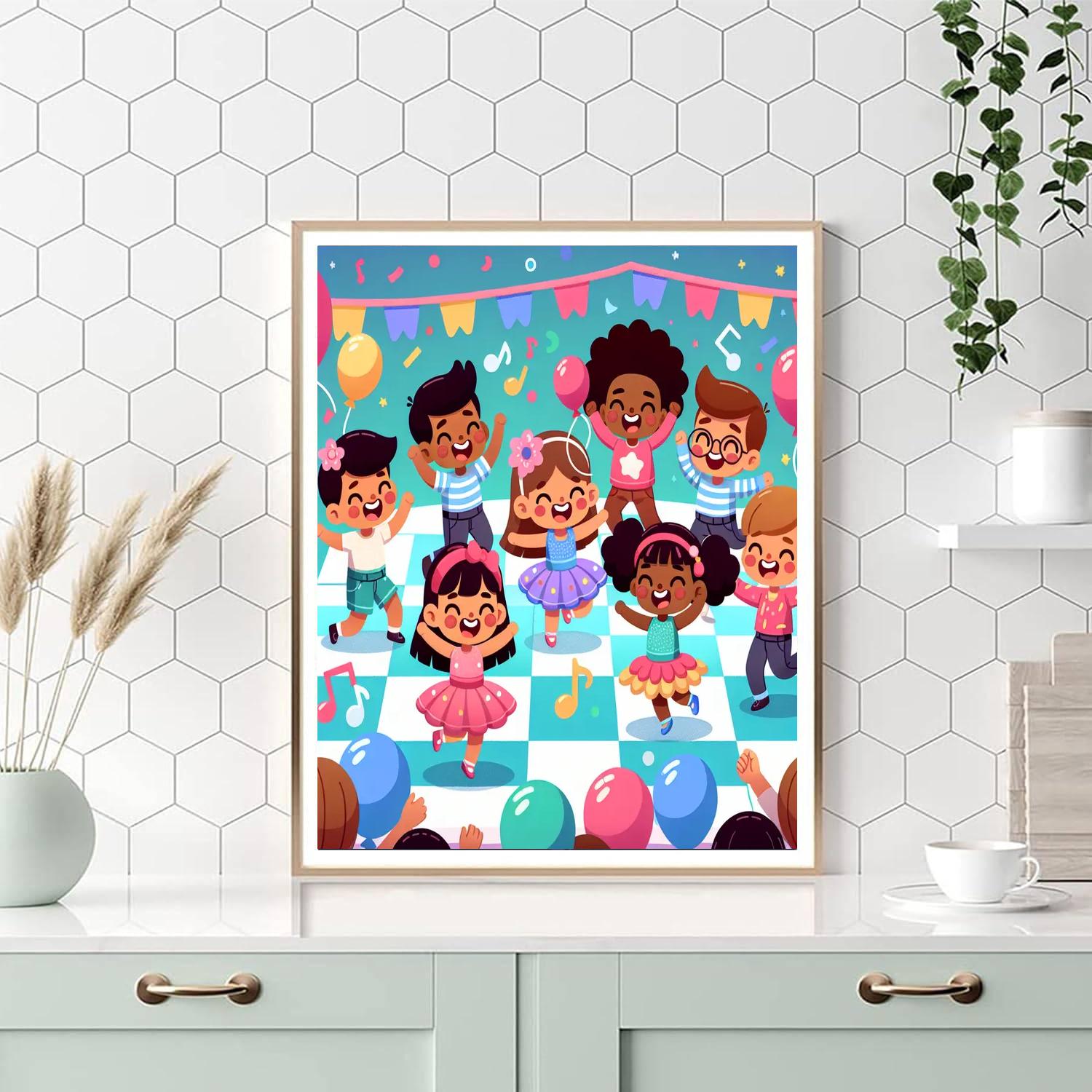 Doodle Dance Party Numbered Painting Kits