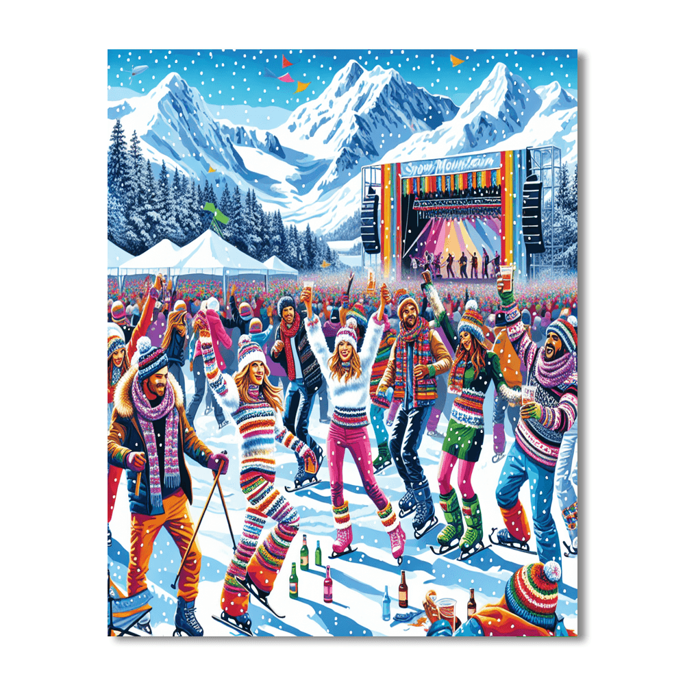 Snowbombing Festival - Austria Paint By Numbers Art