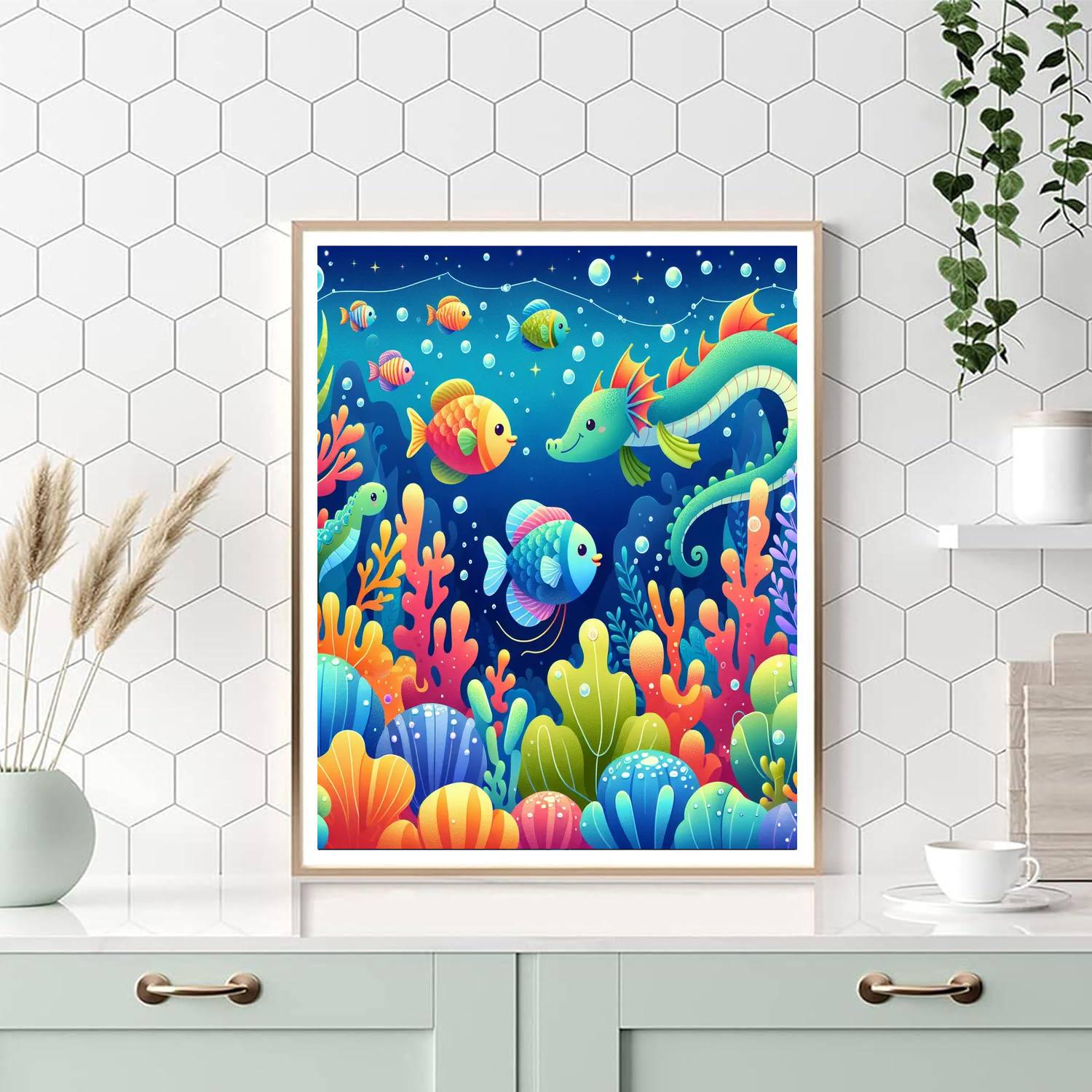 Underwater Fantasy Voyage Paint By Numbers