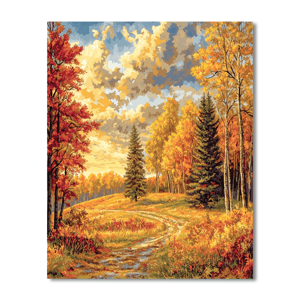 John Constable Inspired Echoes Of Autumn  Paint By Color