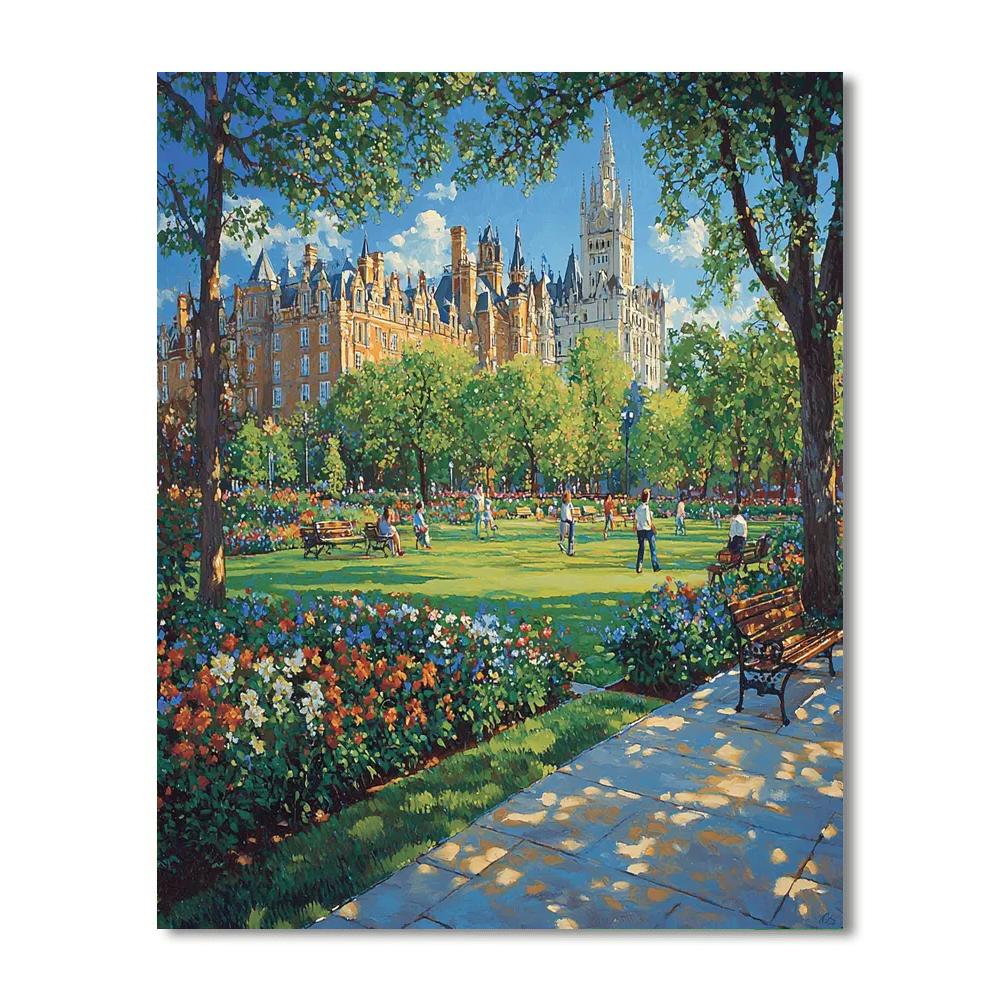 Kongens Have Numbered Painting Kits