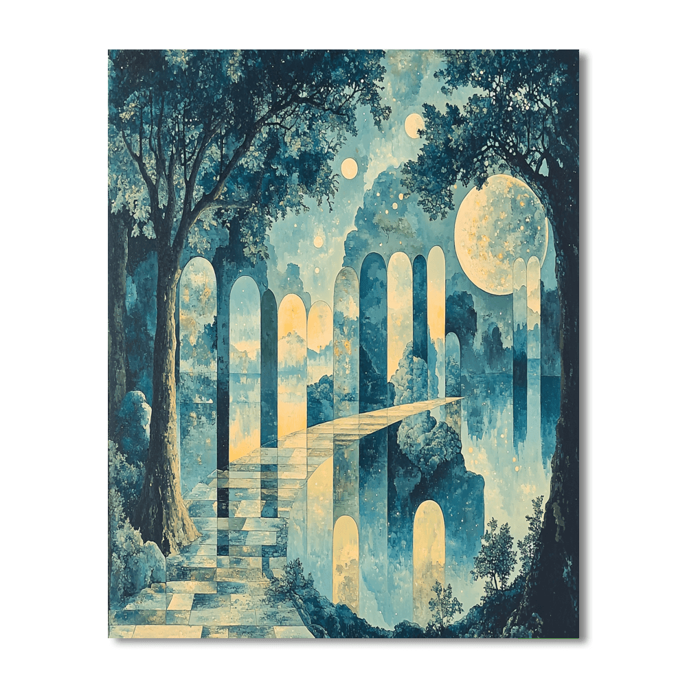 René Magritte Inspired Surreal Dreams  Paint By Numbers Kits