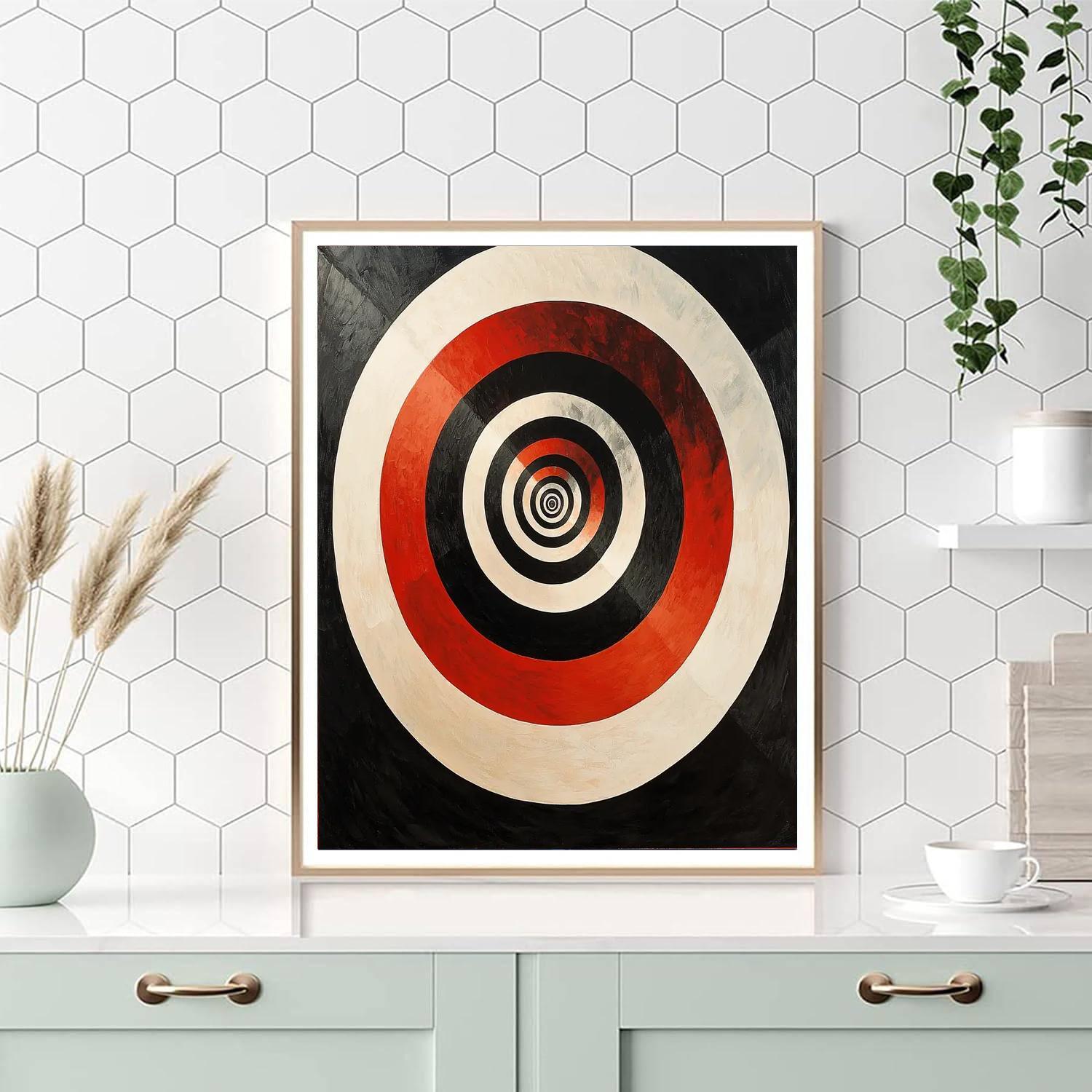 Kazimir Malevich Inspired Vortex Of Geometry  Paint By Numbers