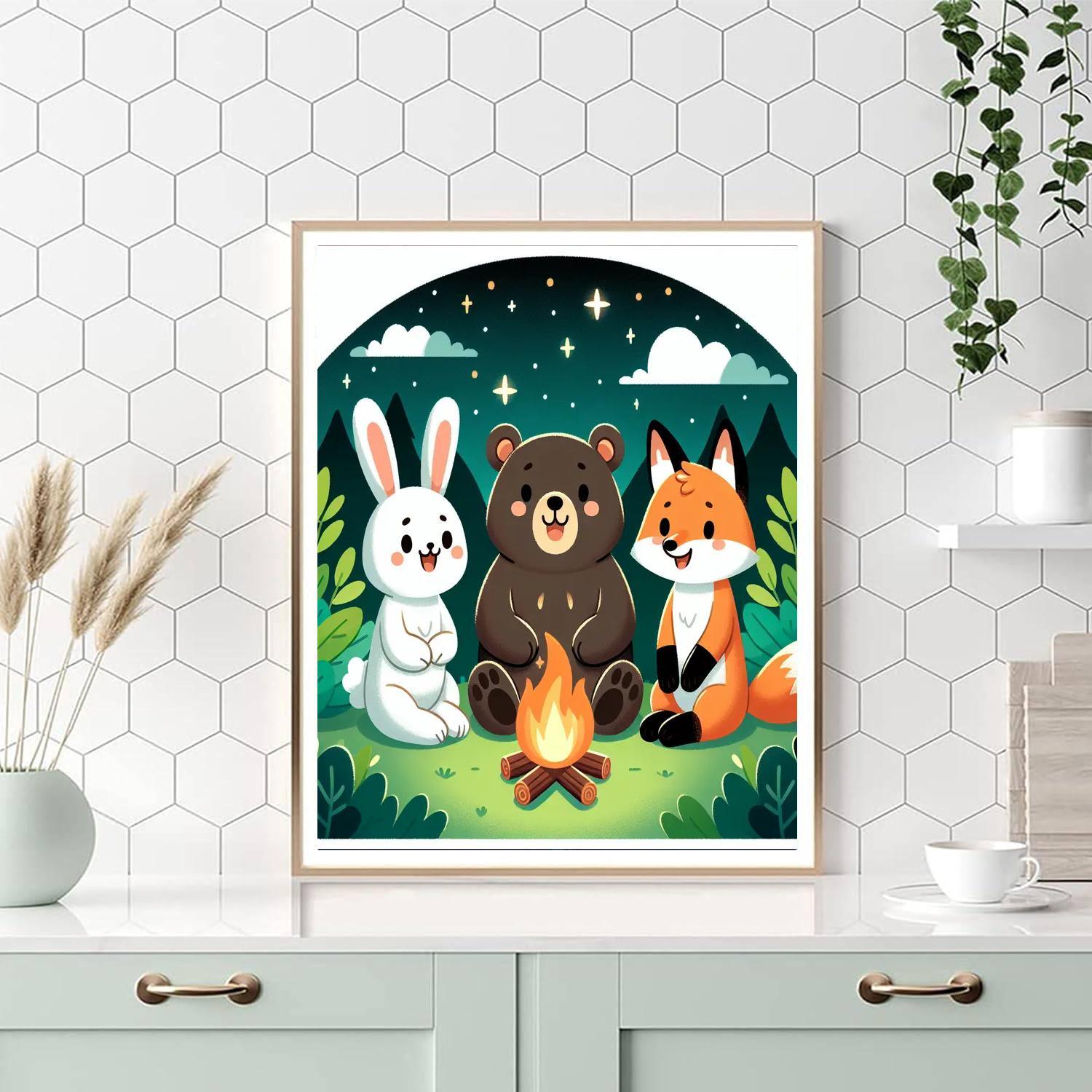Cozy Campfire Paint By Color