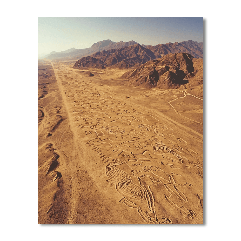 Nazca Lines - Peru Number Painting