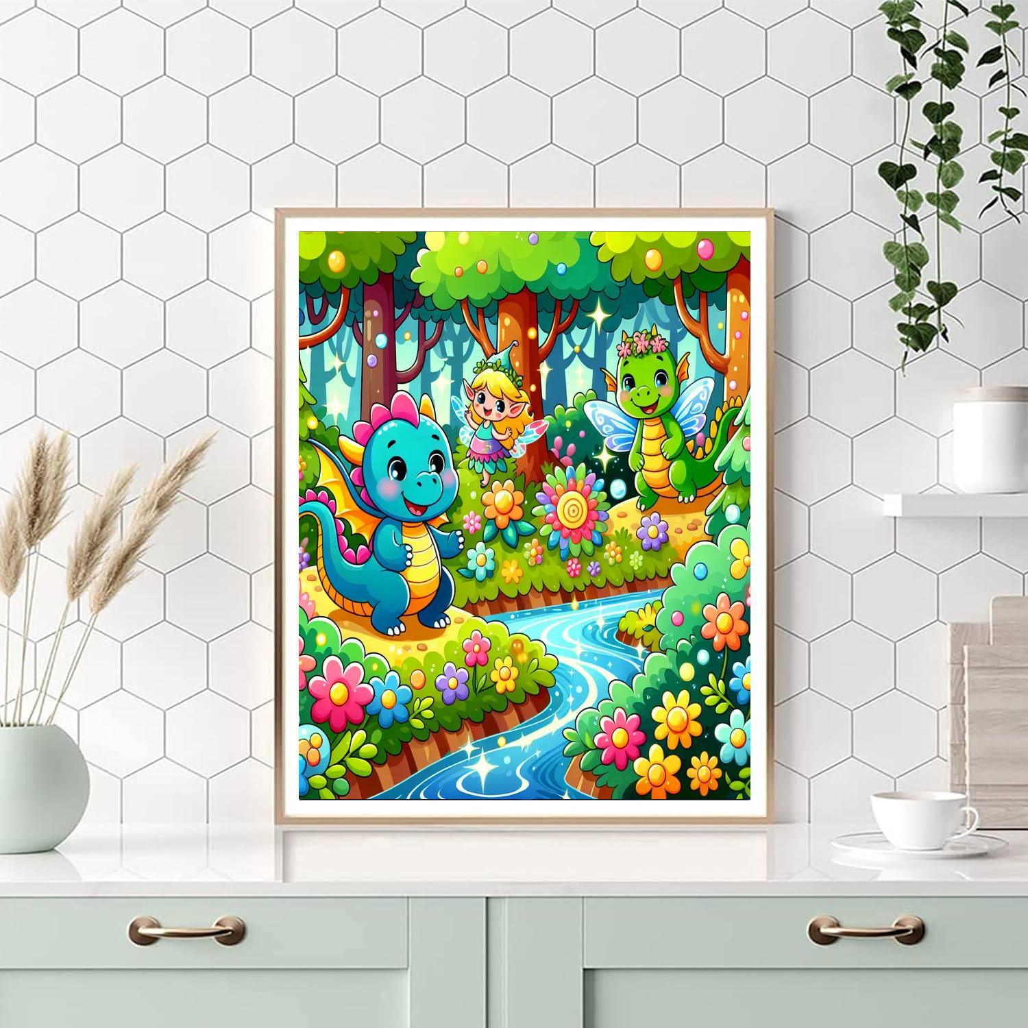 Magical Creature Friends Paint By Color
