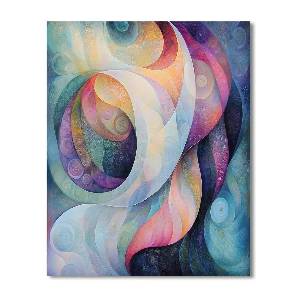 Gustav Klimt Inspired Elysian Visions  Number Painting