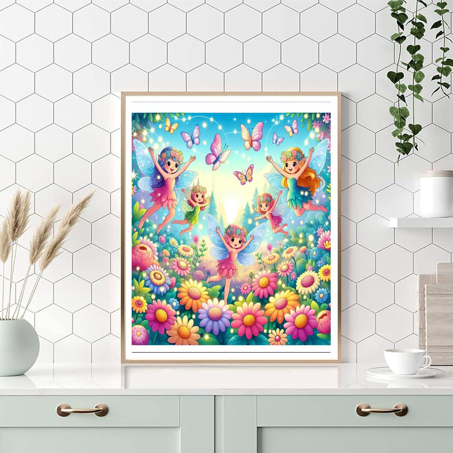 Fabulous Fairy Garden Painting Number Kit