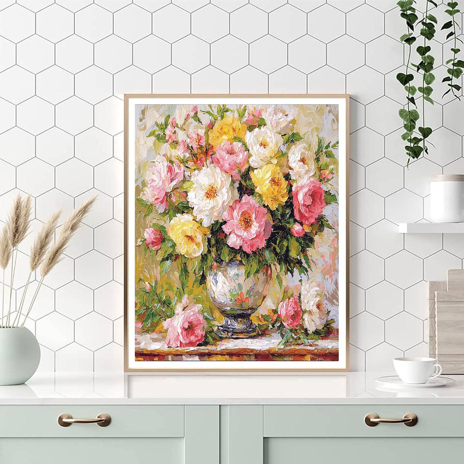 Pierre-Auguste Renoir Inspired Charming Bouquets  Paint By Numbers