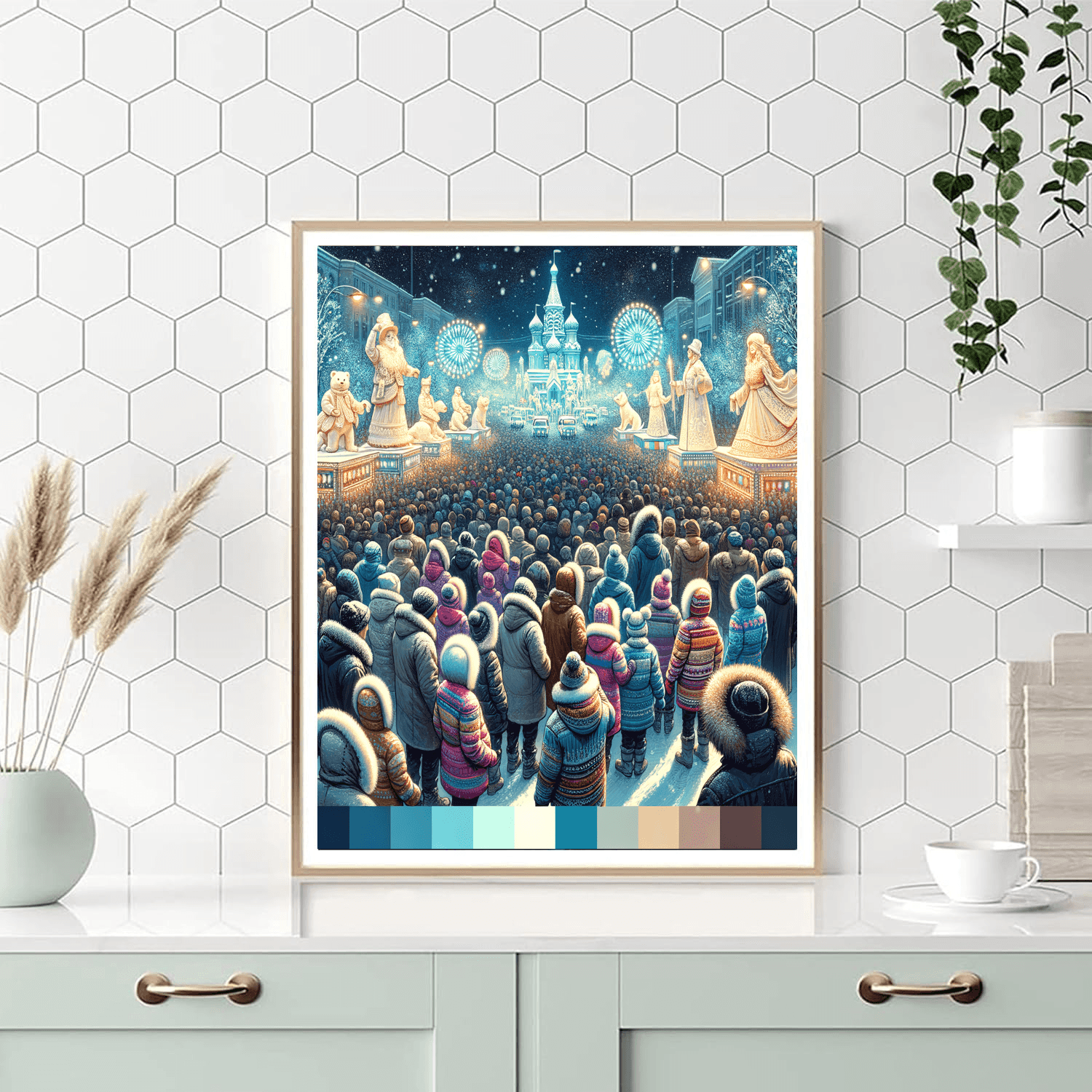 Carnaval De Québec - Canada Number Painting