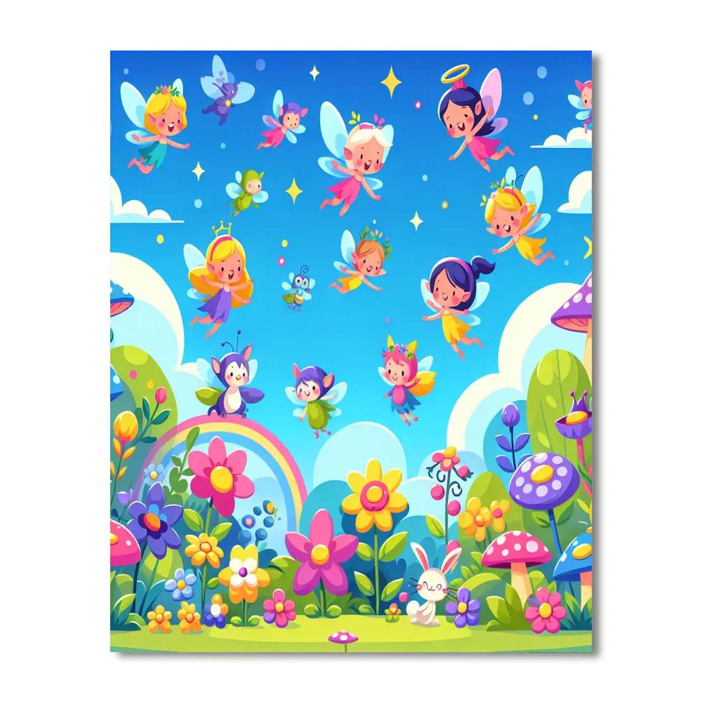 Exploring The Magical Garden Numbered Painting Kits