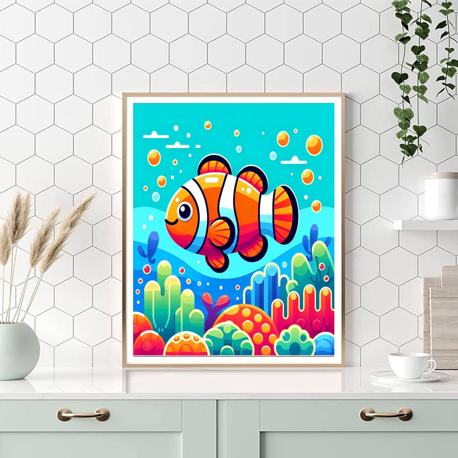 Ocean Exploration Journey Painting Number Kit