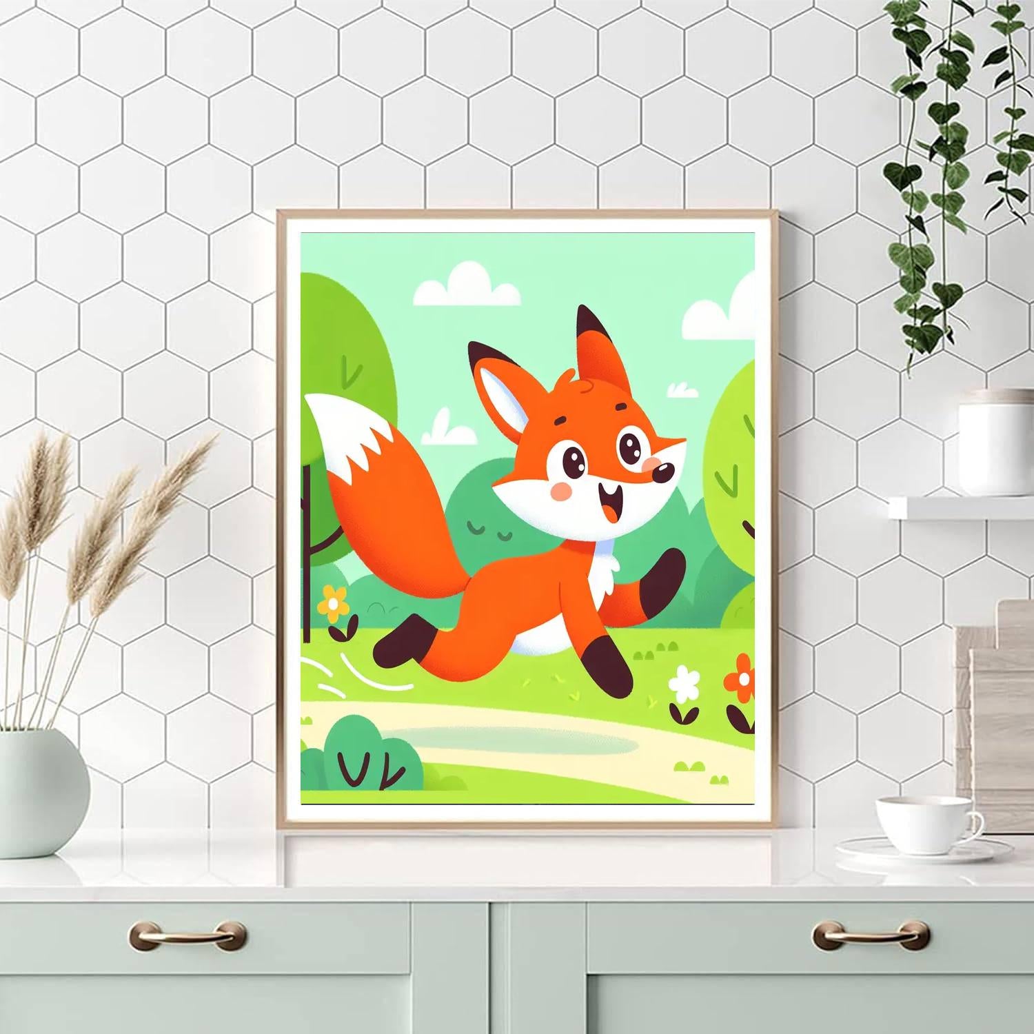 Dashing Fox Adventure Numbered Painting Kits