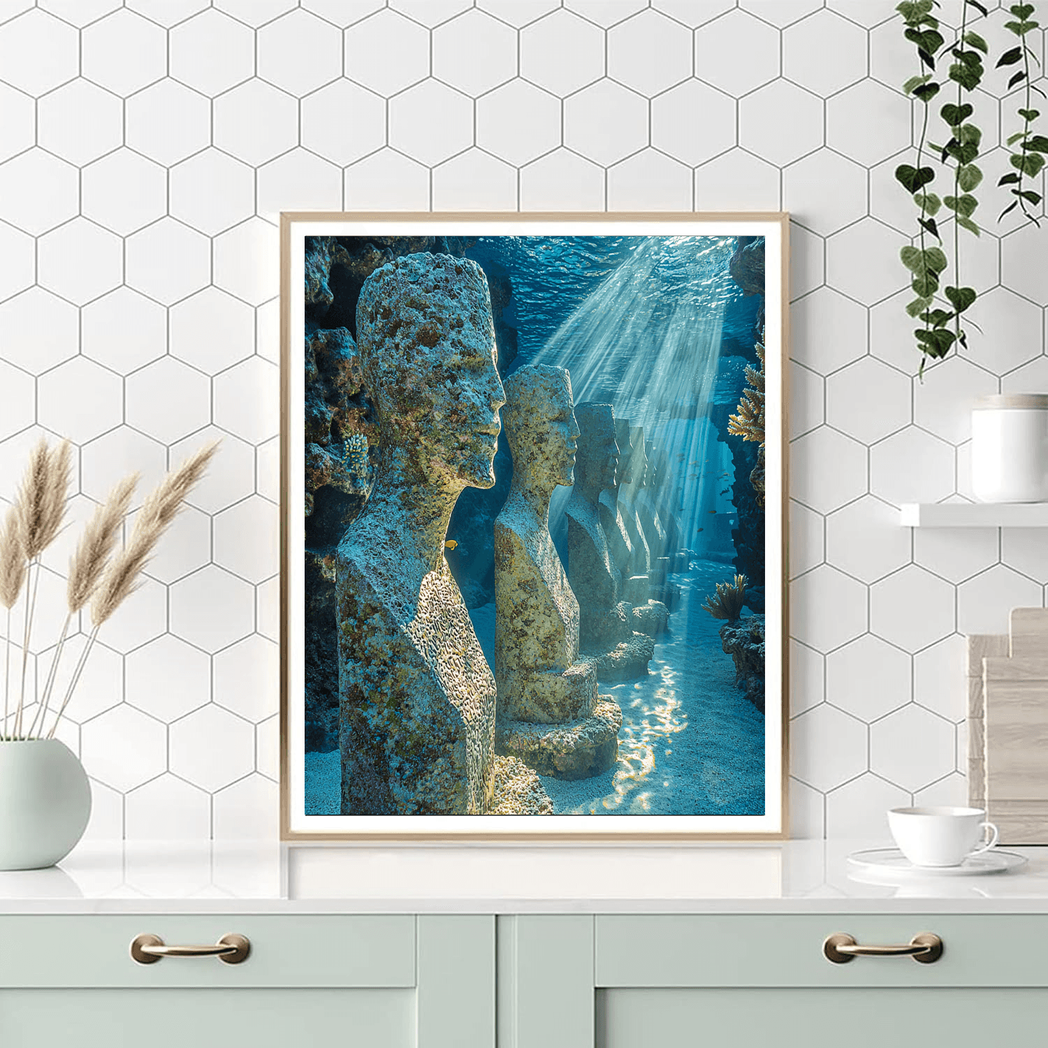 Maldives Underwater Sculpture Museum - Maldives Numbered Painting Kits