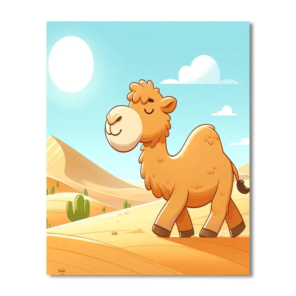 Cuddly Camel Numbered Painting Kits