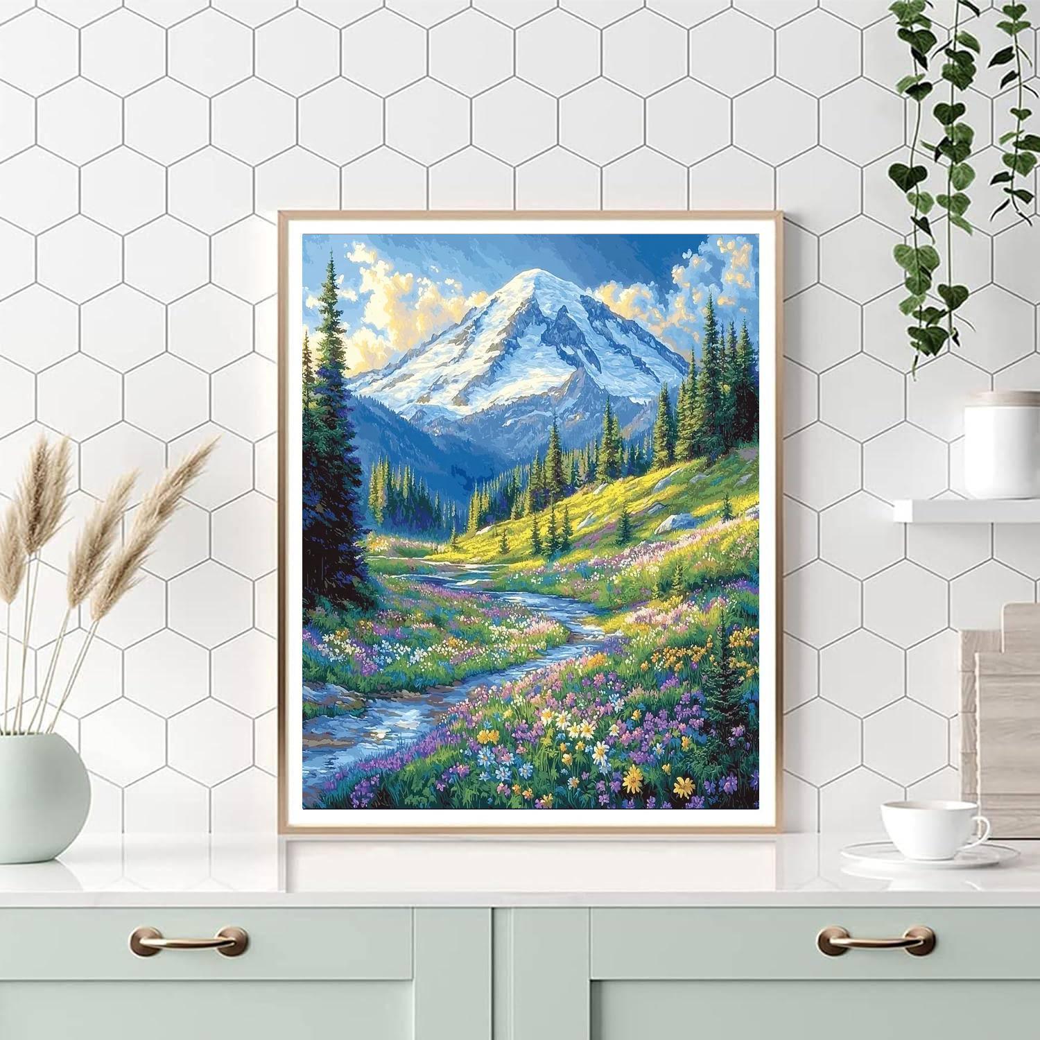 Mount Rainier - Washington Paint By Numbers