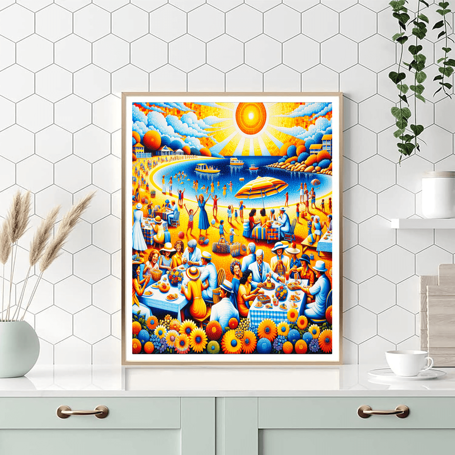 Joyful Summer Vibes Painting By Numbers Kit