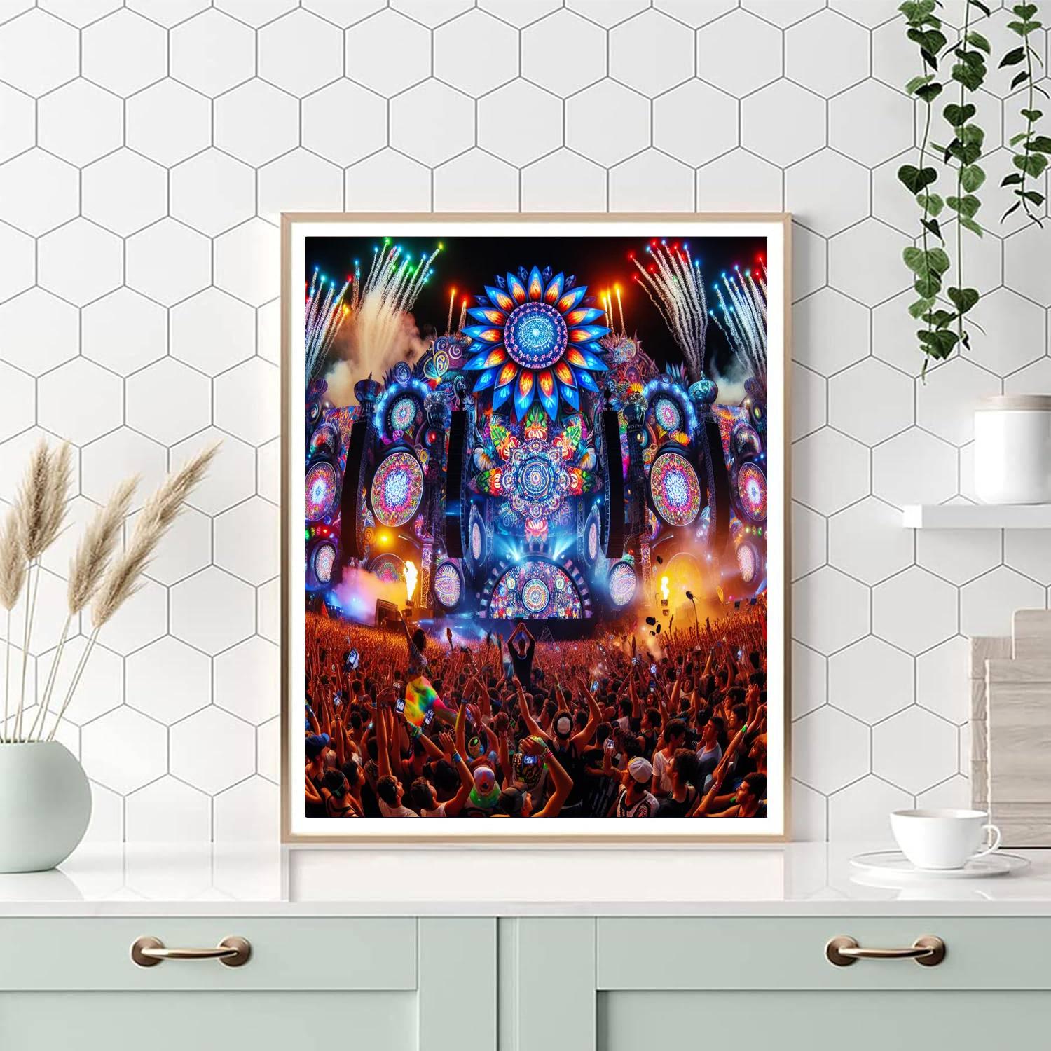 Electric Daisy Carnival (edc) - Usa Paint By Number