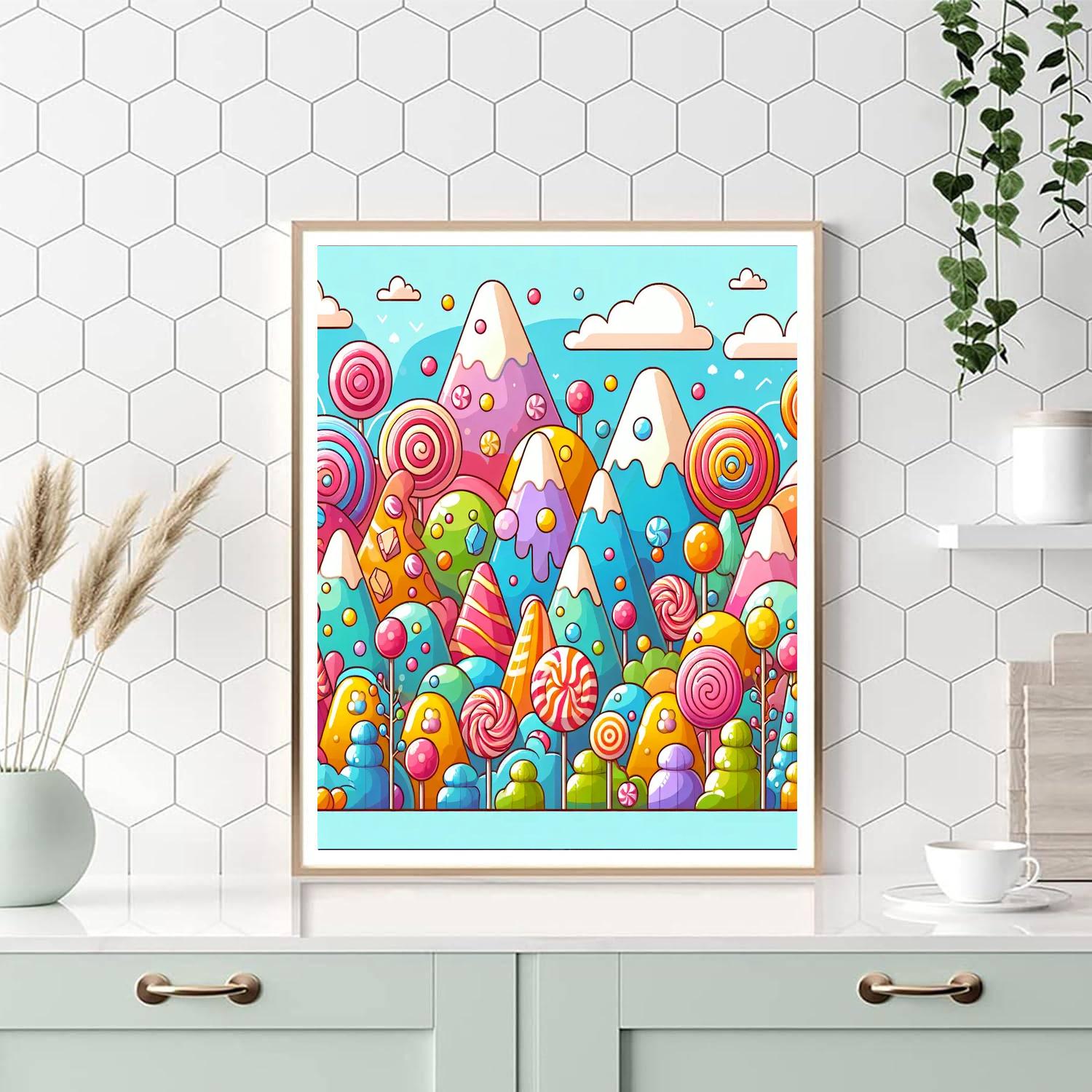 Candyland Delight Number Painting
