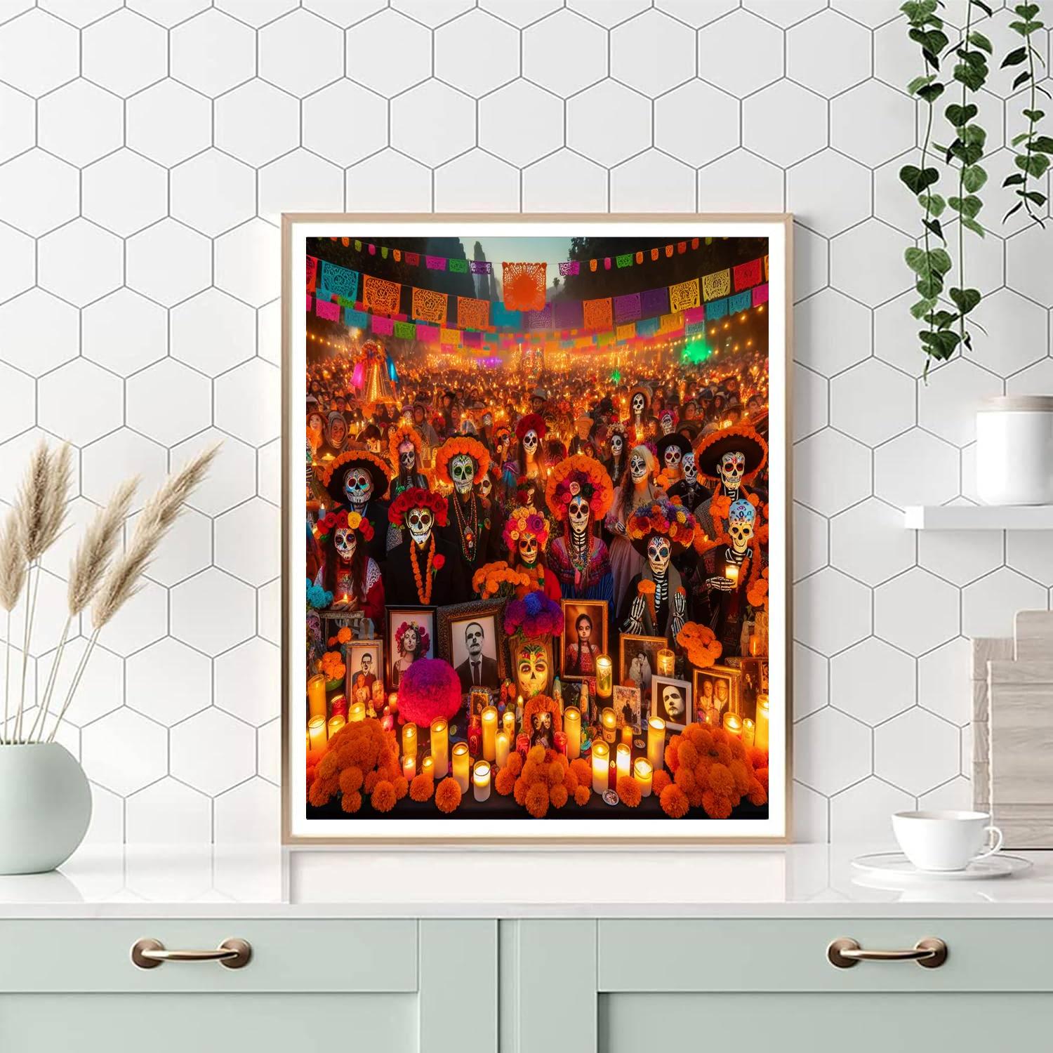 Day Of The Dead (día De Los Muertos) Paint By Number