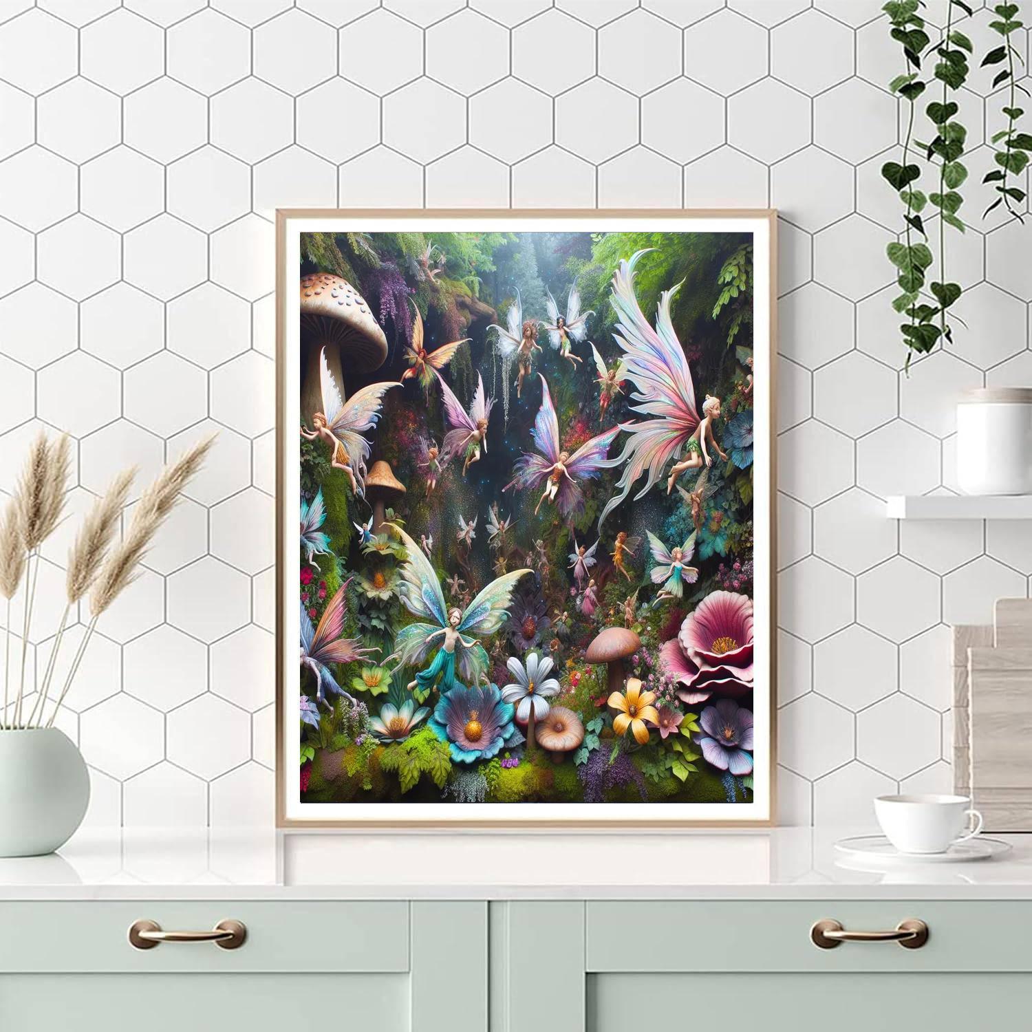 Whimsical Fairy Hollow Paint By Color