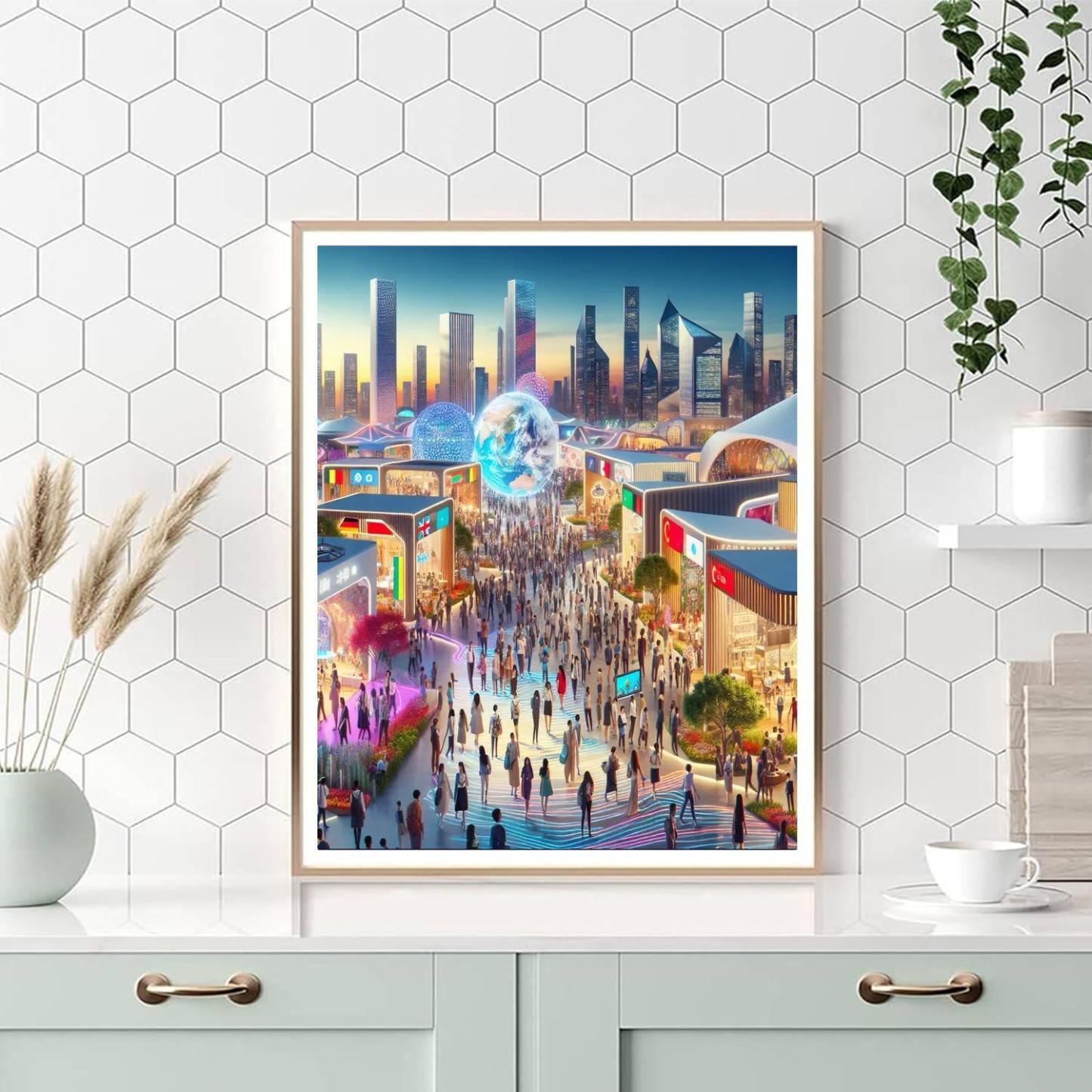 World Expo - Uae Paint By Numbers Art