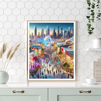 World Expo - Uae Paint By Numbers Art