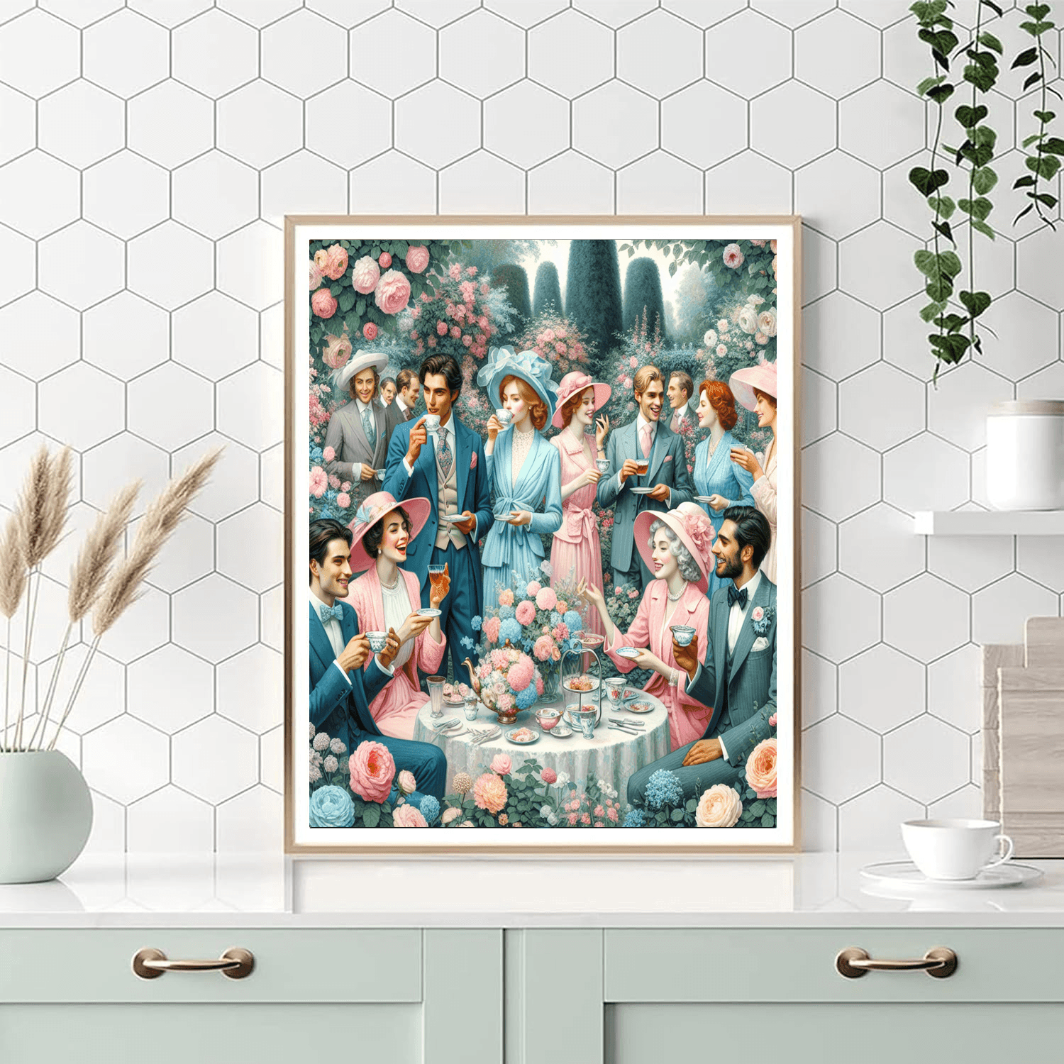 Elegant Garden Party Paint By Numbers Kits