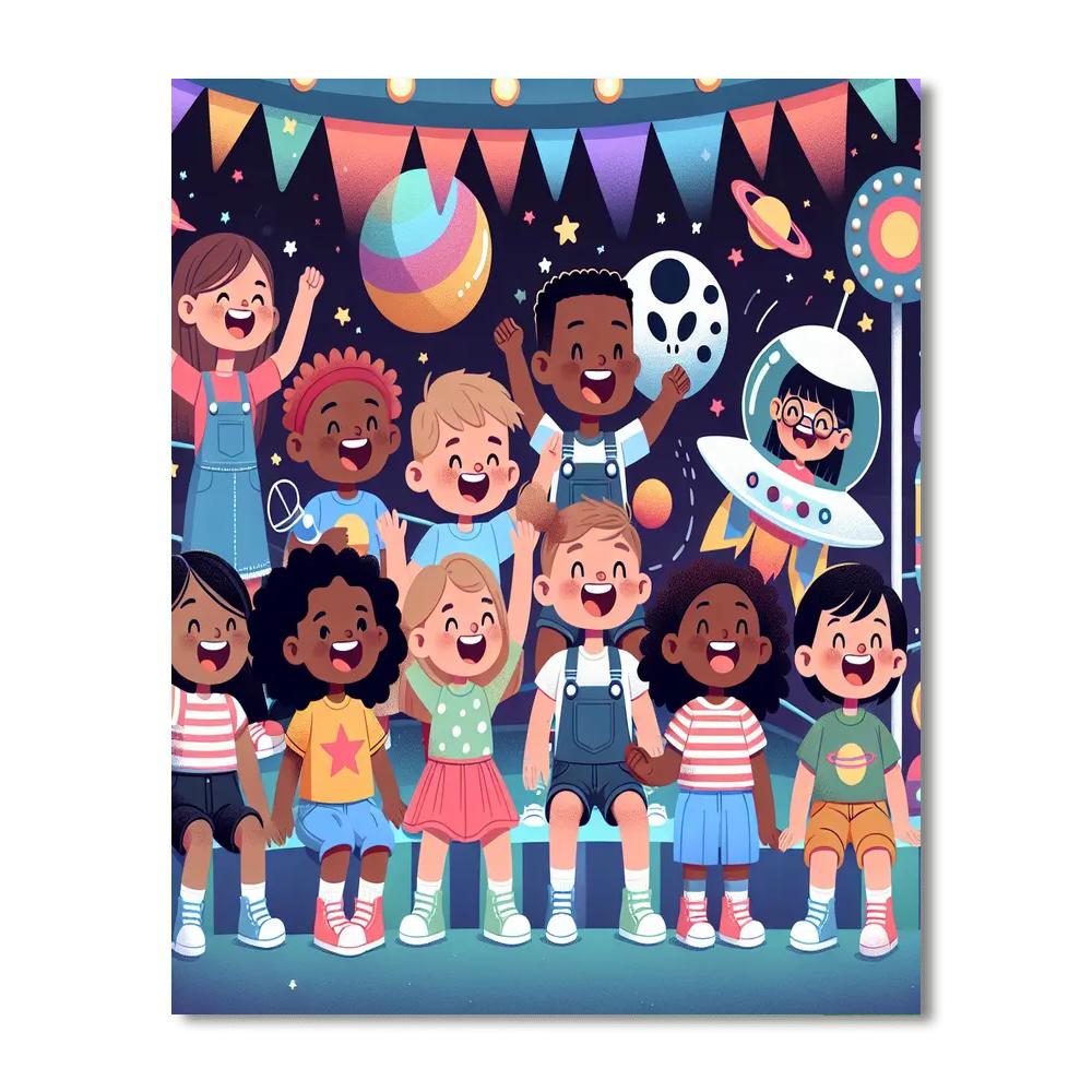 Galaxy Quest Carnival Paint By Color