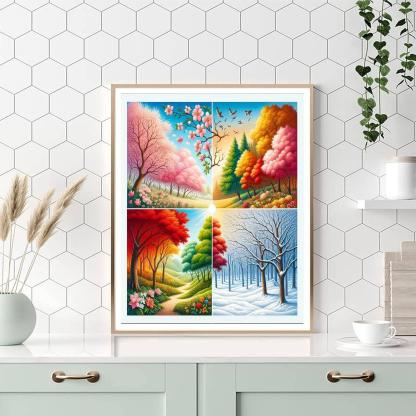 Enchanting Seasons Paint By Number