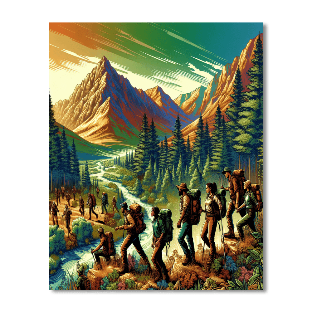 Daring Expedition Adventure Number Painting