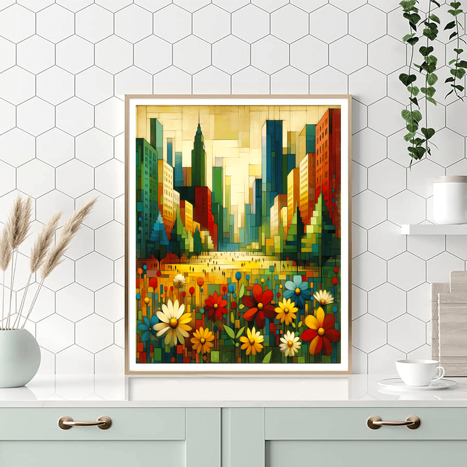 Urban Garden Delight Paint By Color