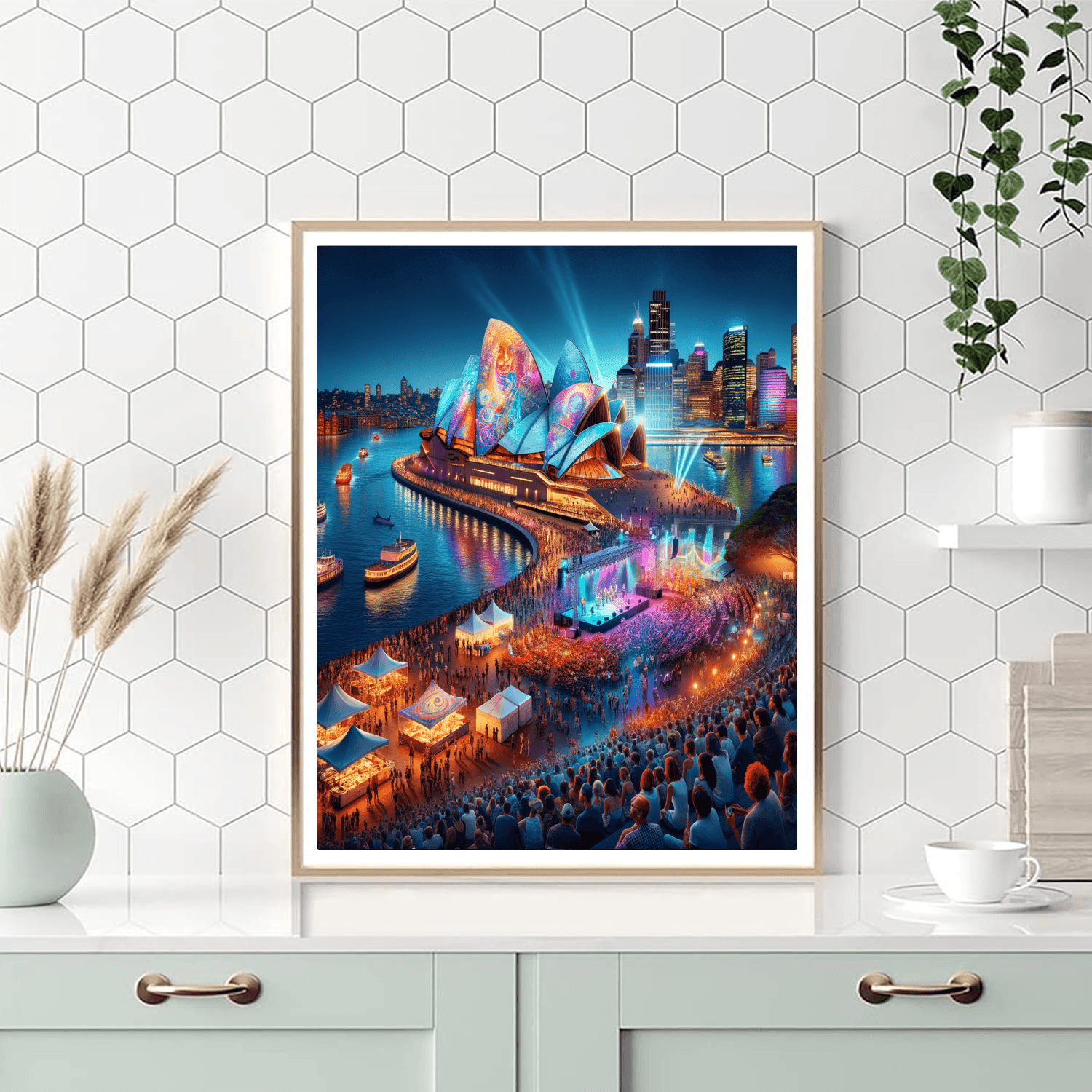 Vivid Sydney - Australia Paint By Numbers Art