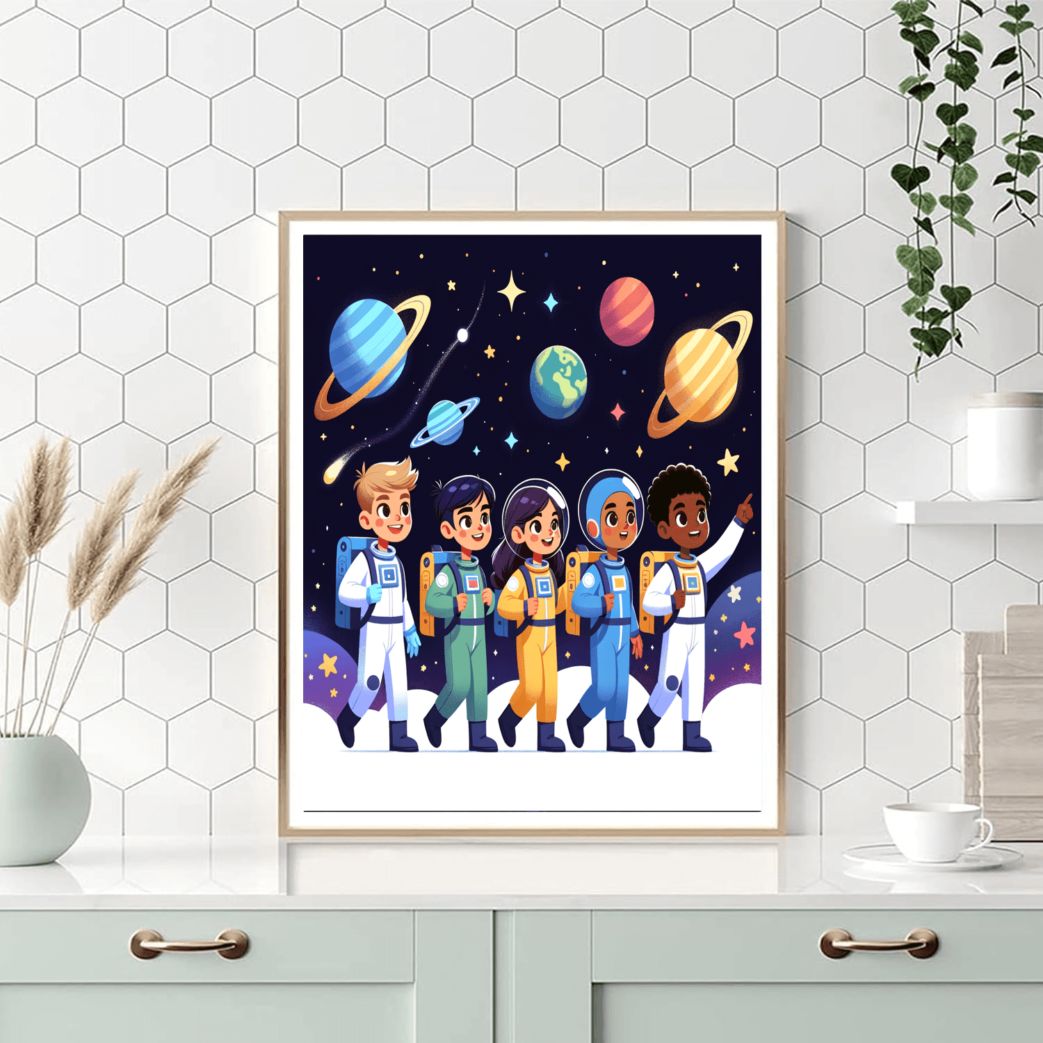 Space Explorers Club Paint By Color