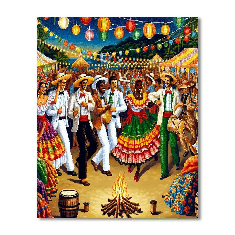 Festa De São João - Brazil Paint By Color